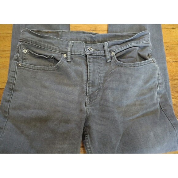 Levi's Jeans Men's 31 x 32  Gray 511 Slim Fit Stretch Denim Casual Pants EUC - Picture 5 of 9
